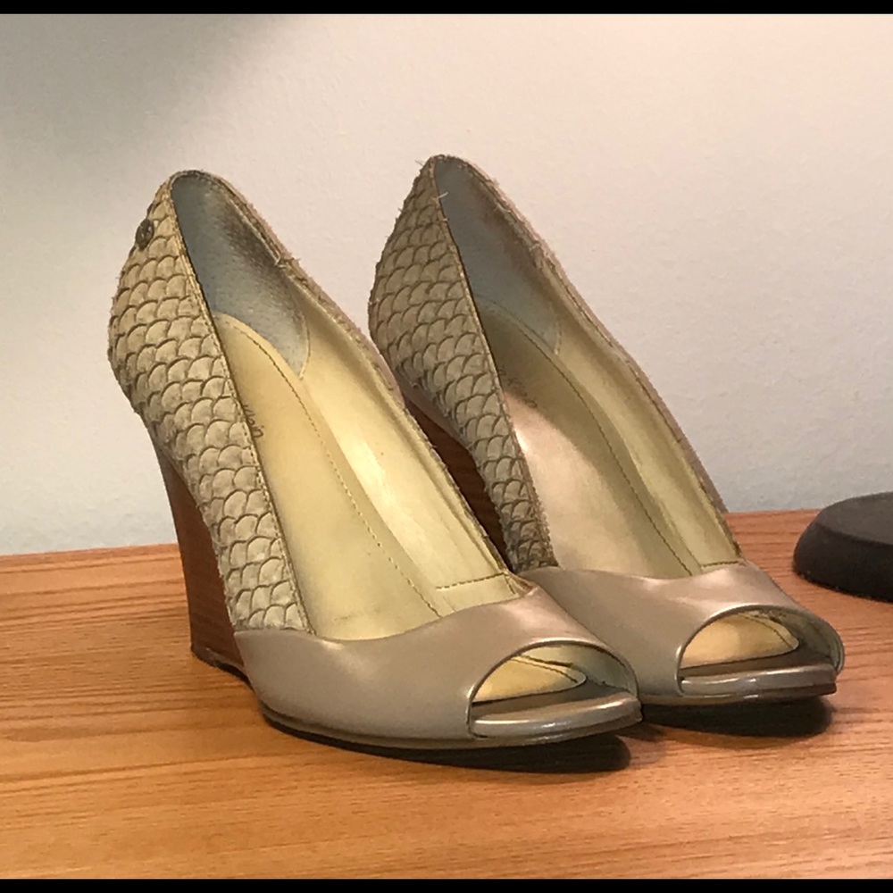Calvin Klein Wedges - Nude